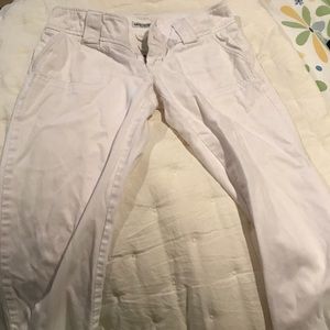White Abercrombie capris